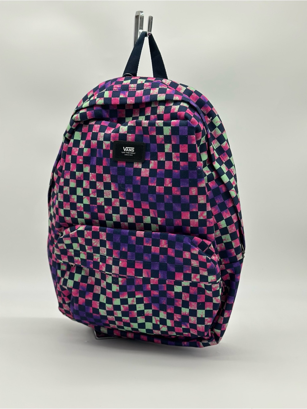 Vans Purple Pink Mint Checkerboard Backpack